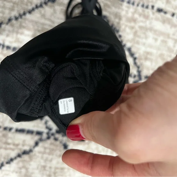 Lululemon Shine Energy Longline Black Sports Bra - Picture 3 of 3